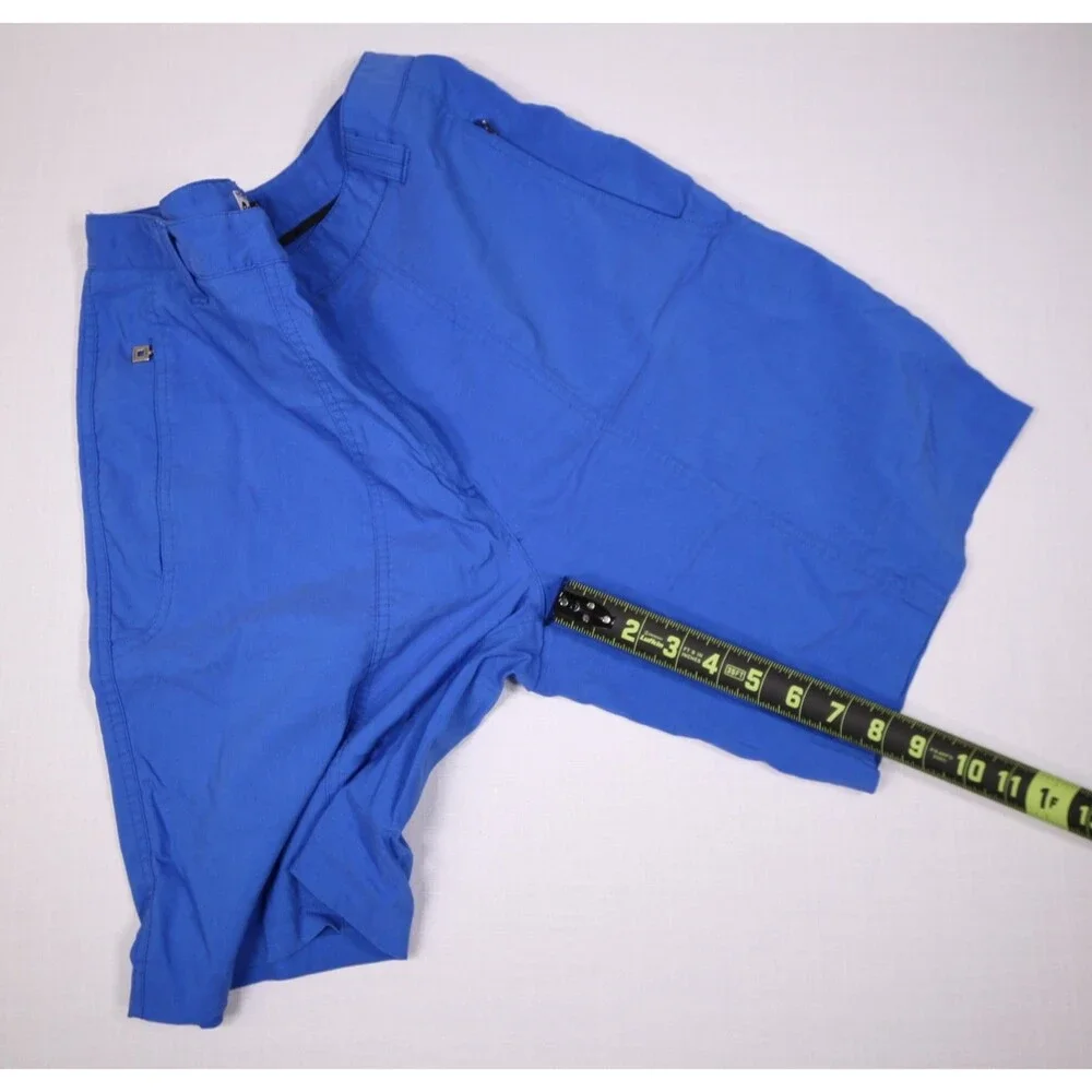 jamie sadock Blue Bermuda Performance Golf Shorts Women's Size 10 Zipper Pockets